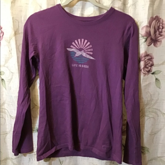 Life Is Good Tops - Life is good long sleeve shirt